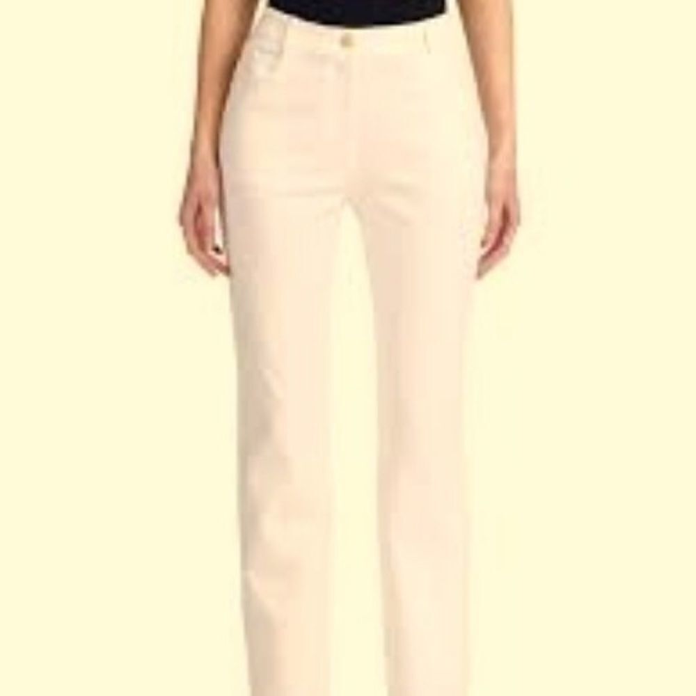 St. John by Marie Gray Boot Cut Beige Jeans